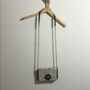 Dalmatian print crossbody bag
